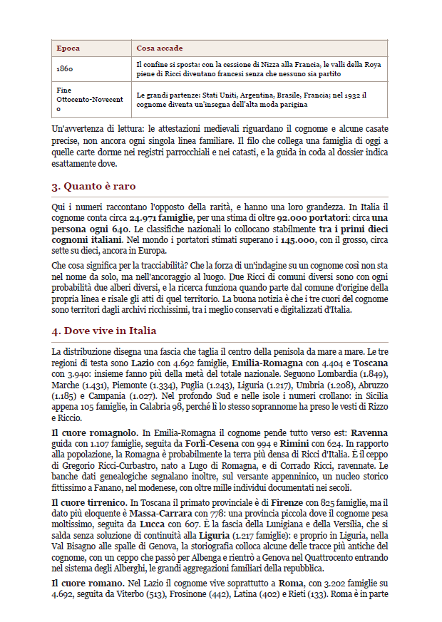 Rarità e distribuzione