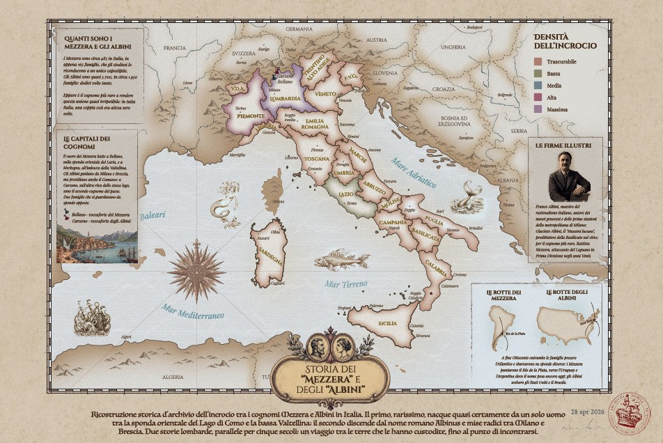 Mappa dei Cognomi di Coppia