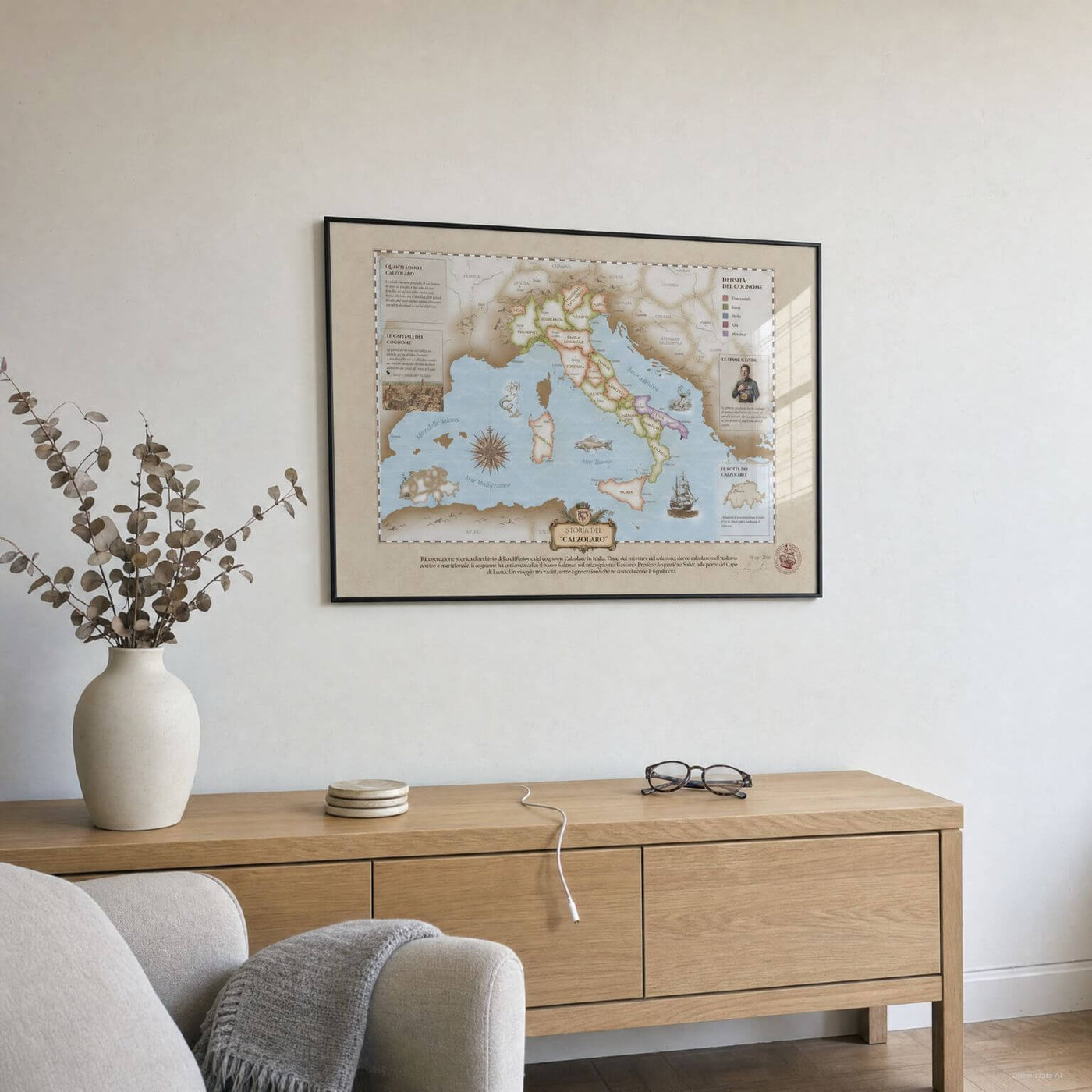 Mappa dei Cognomi Singola