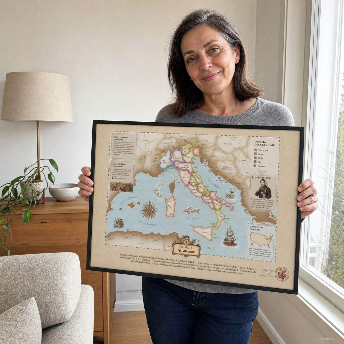 Mappa dei Cognomi Singola