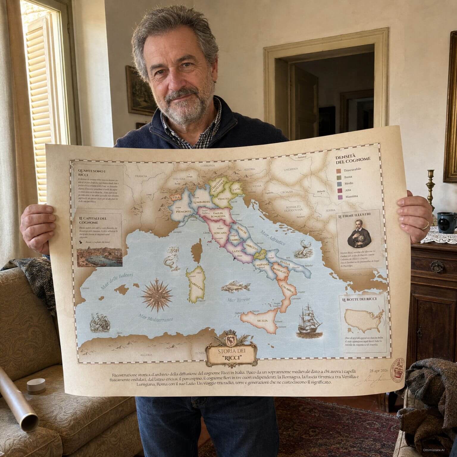 Mappa dei Cognomi Singola